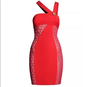Versace for H&M Silk Red Dress